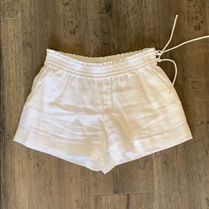 JCrew Linen White Shorts
